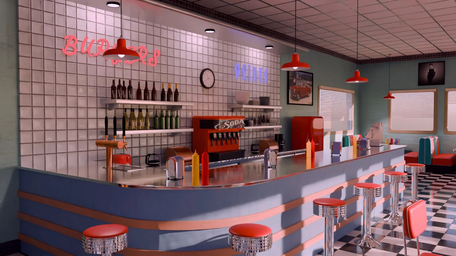 American Diner Scene screenshot 5