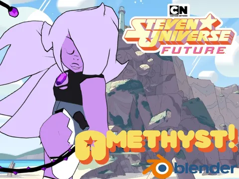 Amethyst (Steven Universe: Future) - Blender 3d models