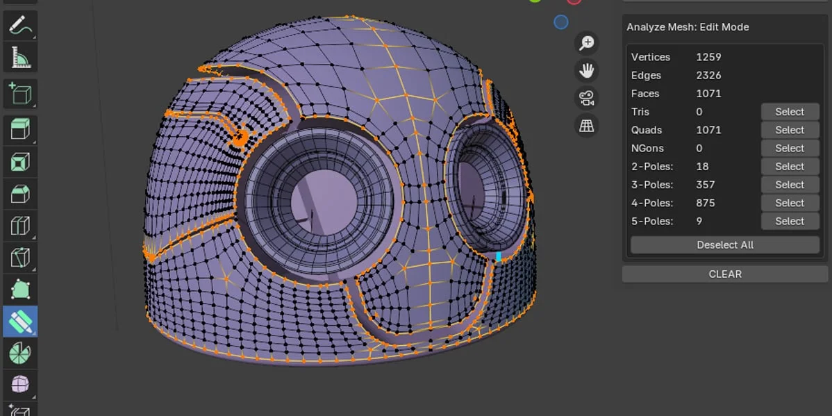 Analyze Mesh screenshot 2