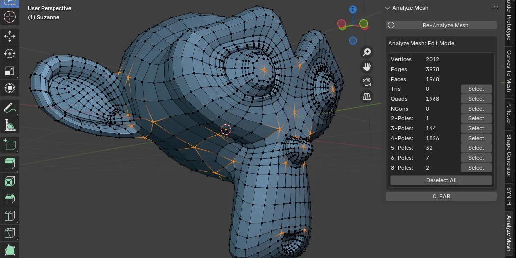 Analyze Mesh screenshot 3