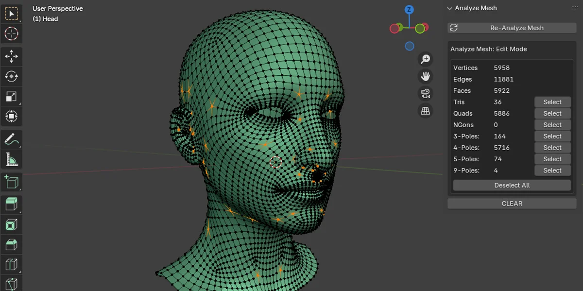 Analyze Mesh screenshot 5