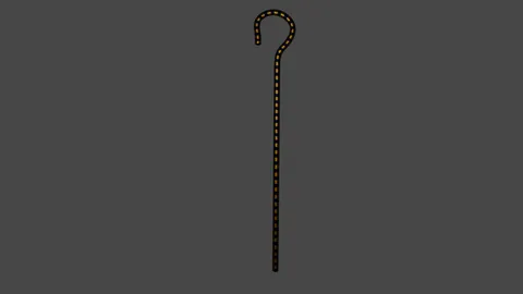 Ancient Egyptian Crook - Blender 3d models