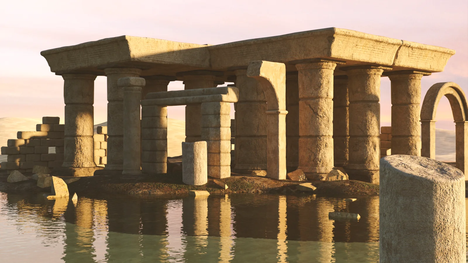 Ancient Ruins Kitbash screenshot 2