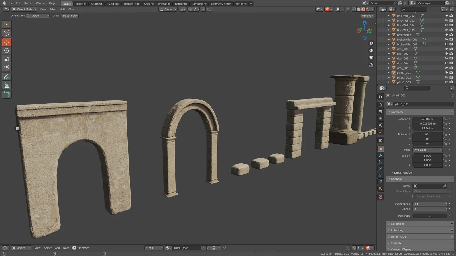 Ancient Ruins Kitbash screenshot 3