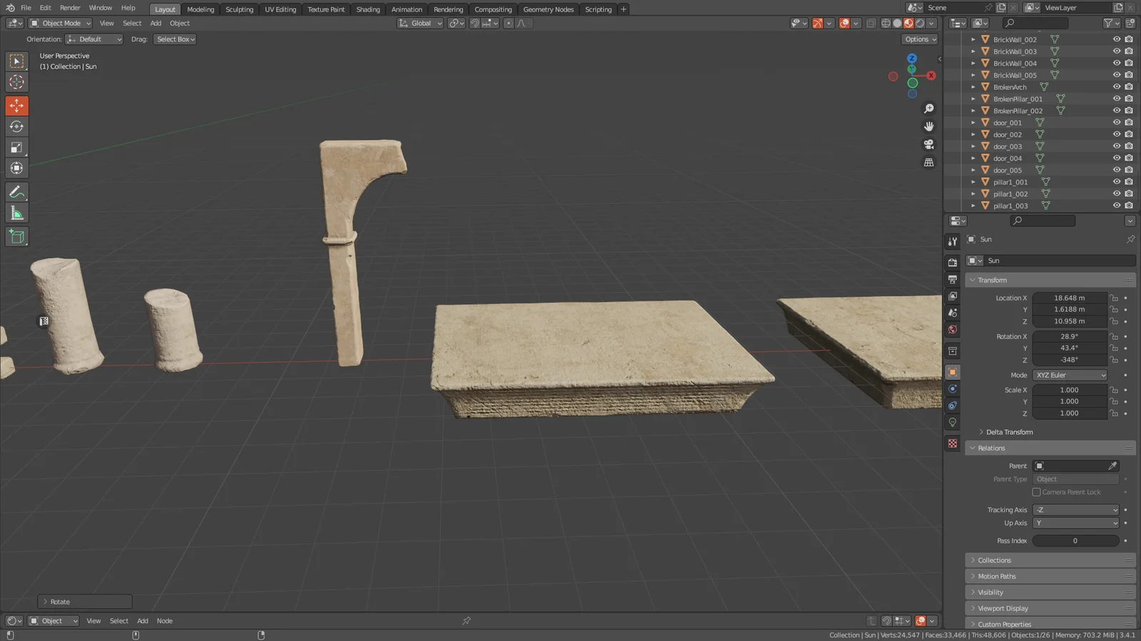 Ancient Ruins Kitbash screenshot 4