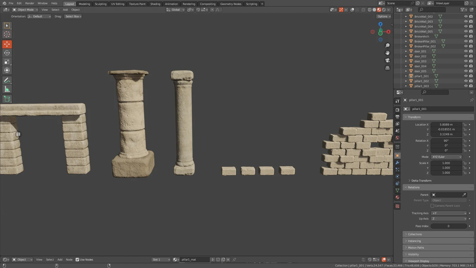 Ancient Ruins Kitbash screenshot 5