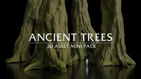 Ancient Tree Trunks - Blender 3d models
