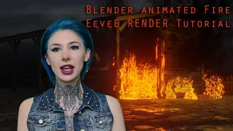 Animated Fire - Blender scenes
