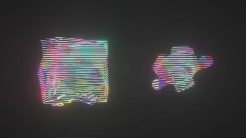 Animated Hologram Material - Blender shaders