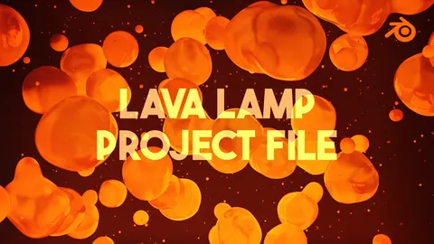 Animated Lava Lamp - Blender scenes