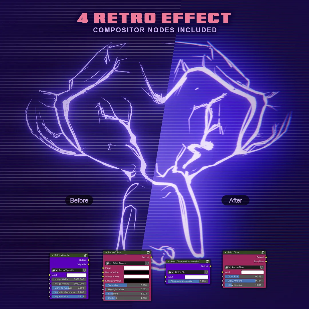 Retro Thunder Video Games Effect screenshot 4