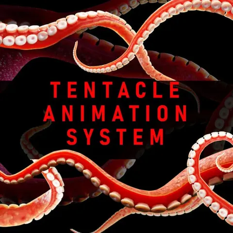 Animated Tentacle - Blender 3d models