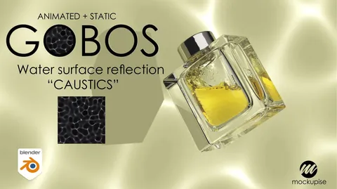 Water Caustics Gobos - Blender textures & materials