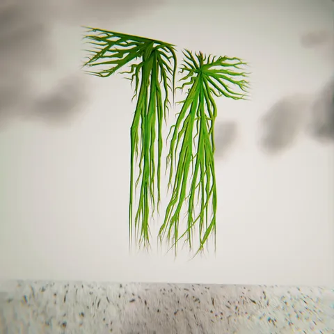 Animated Roots and Vines - Blender geometry nodes
