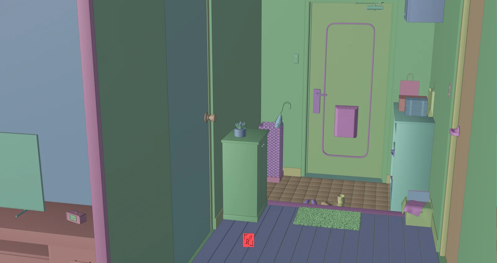 Anime Apartment Entrance screenshot 5