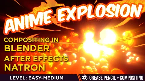 Anime Explosion - Blender tutorials & courses