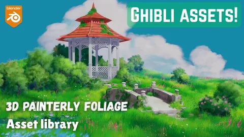 Anime Garden - Blender 3d models
