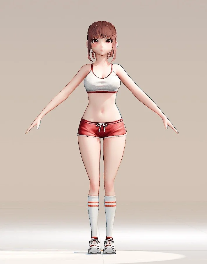 Anime Run Modeling Process screenshot 4