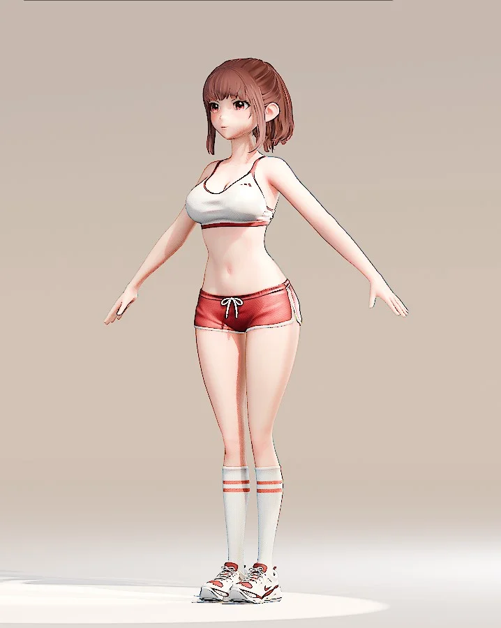 Anime Run Modeling Process screenshot 6
