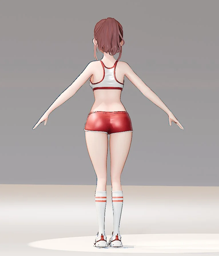 Anime Run Modeling Process screenshot 7