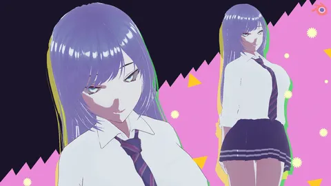 Anime School Teacher - Blender 3d models