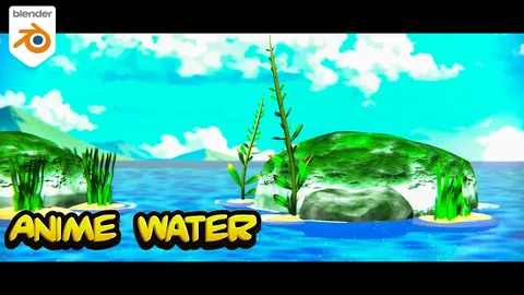 Anime Water Shader - Blender shaders