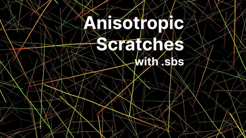 Anisotropic Scratches - Blender textures & materials