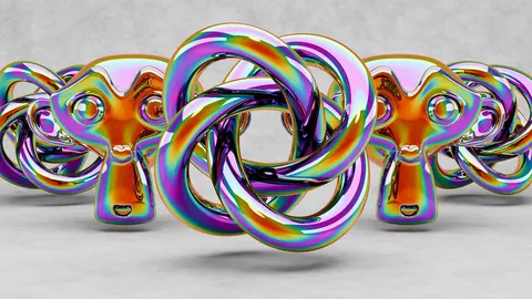 Anodized Metal - Blender shaders