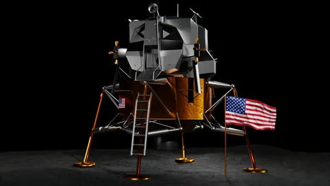 Apollo Lunar Module - Blender scenes