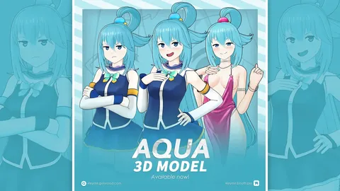 Aqua Model - Blender 3d models