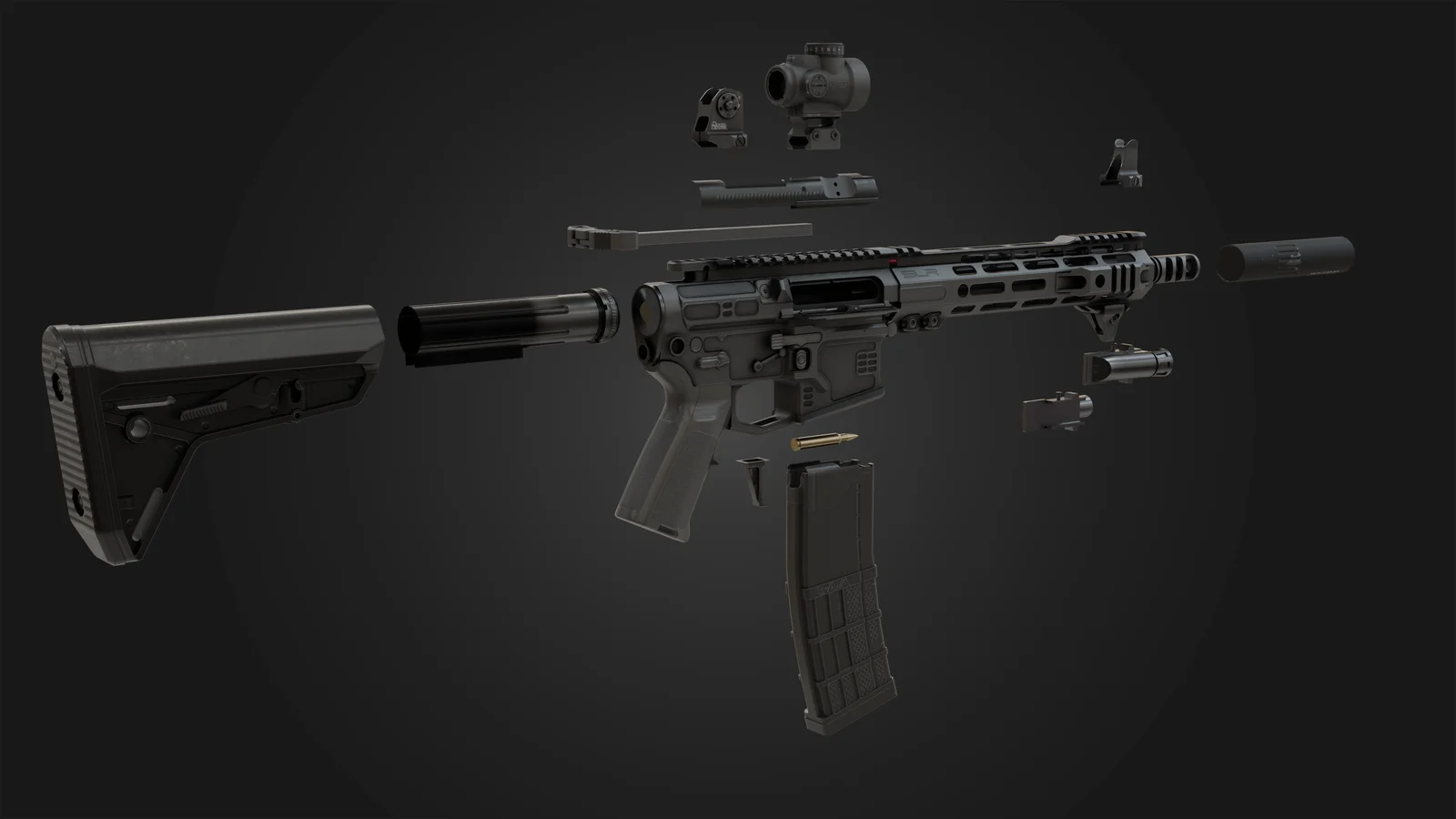 AR15-SLR Assault Rifle screenshot 3