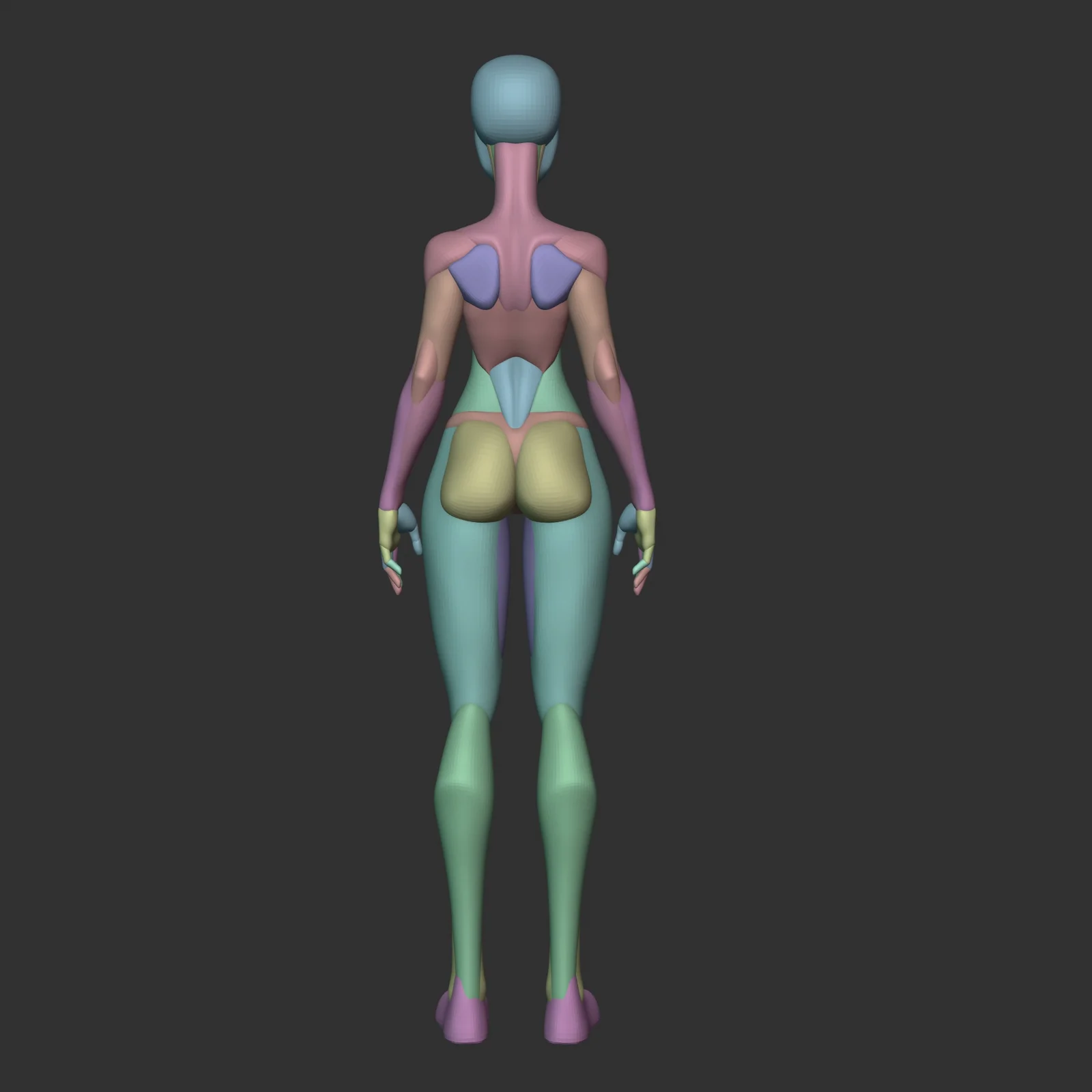 Arcane Female Character Blockout screenshot 6
