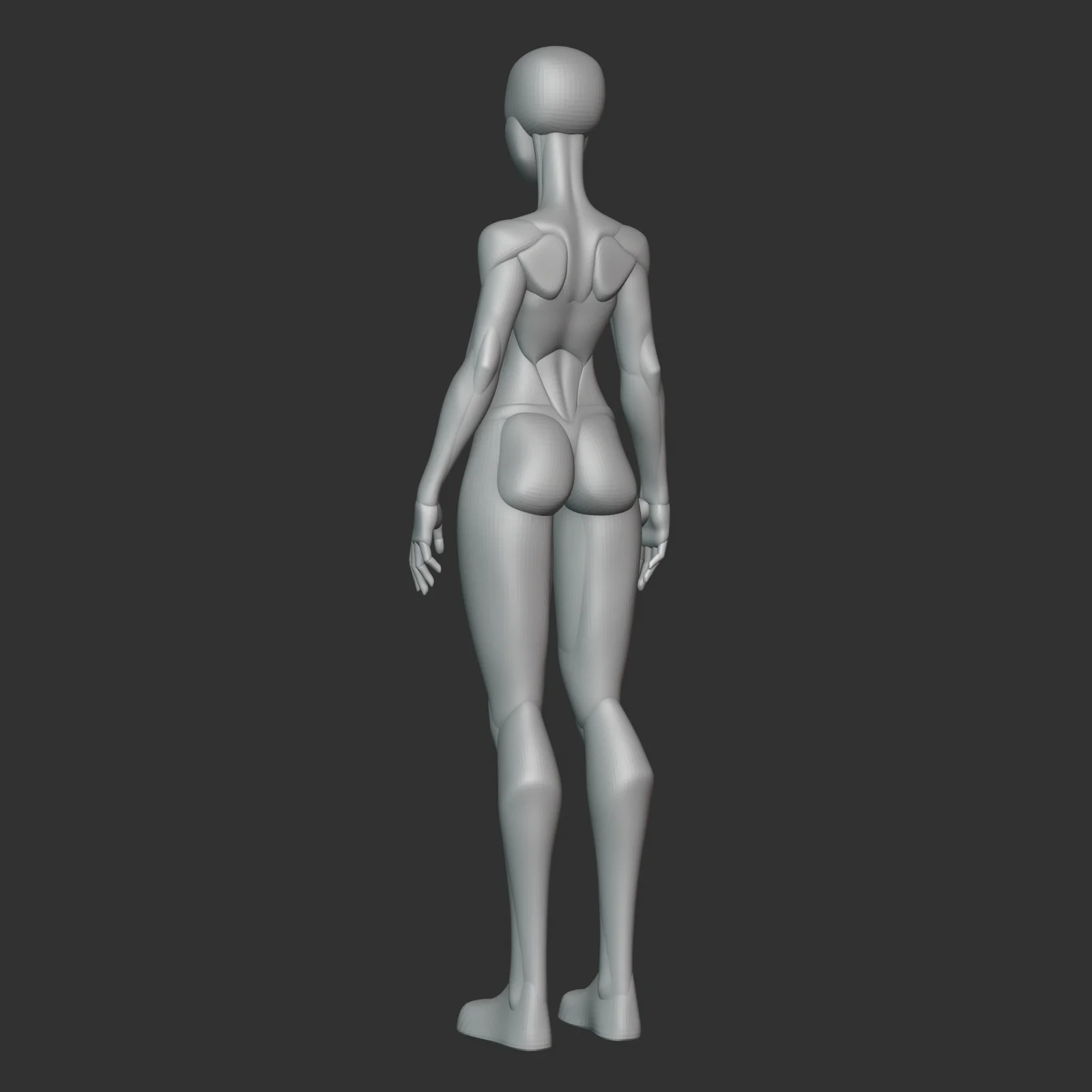 Arcane Female Character Blockout screenshot 8