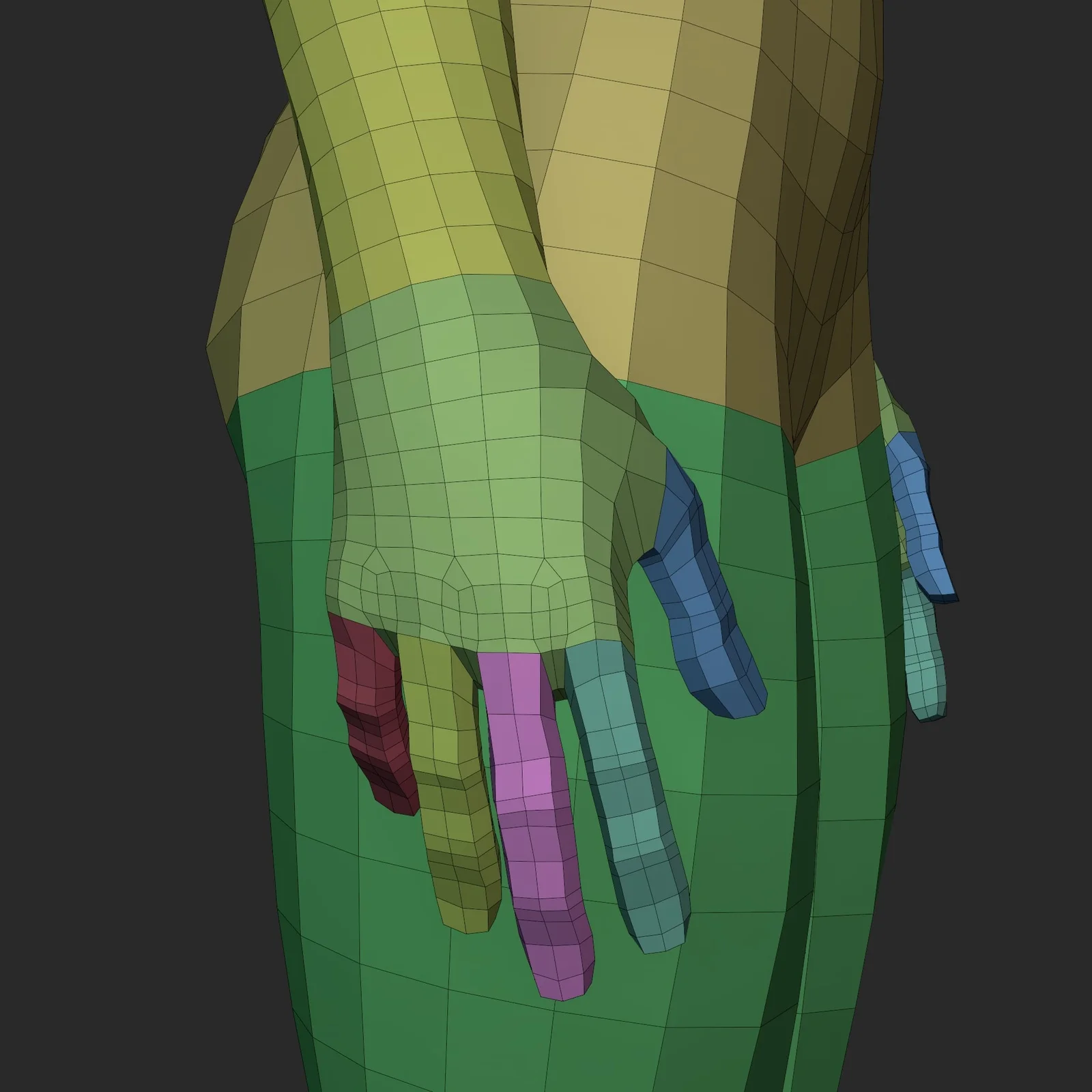 Arcane Female Lowpoly Basemesh screenshot 7