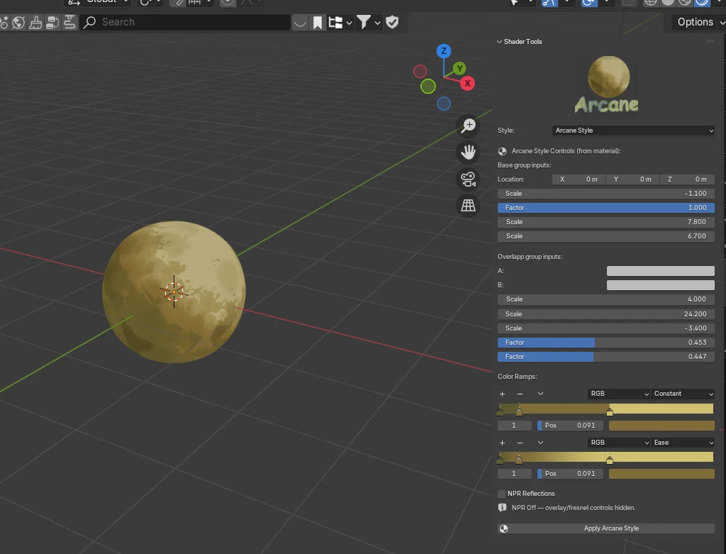 Arcane Style Shader screenshot 4
