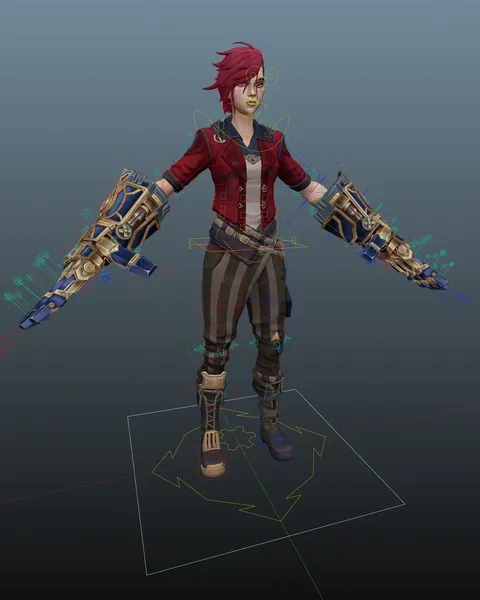 Arcane Vi Rig - Blender 3d models