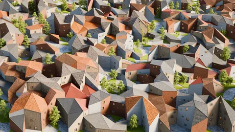 Arch Tiler - Blender geometry nodes