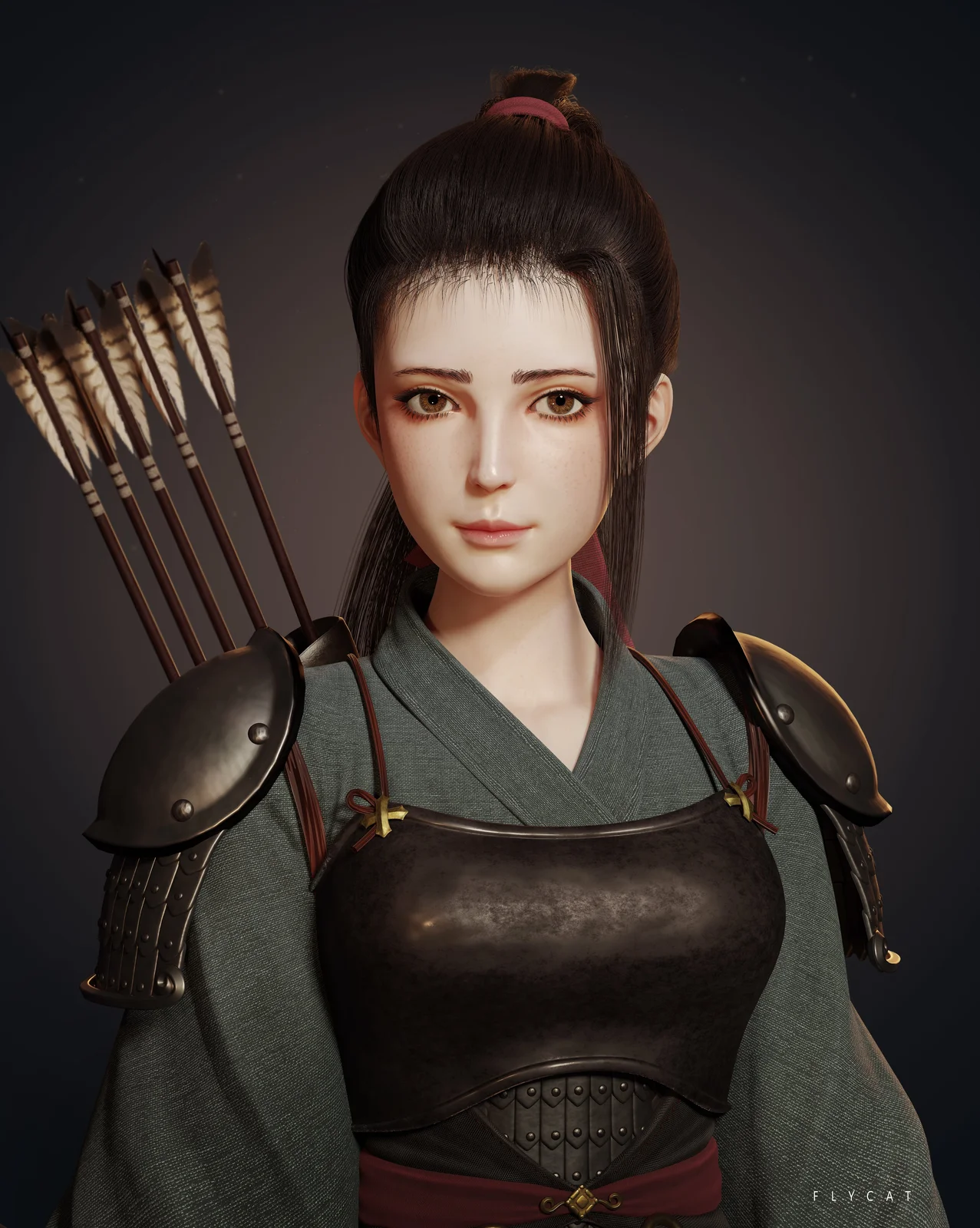 Archer Character Modeling screenshot 6