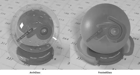 Architectural Glass Shader Pack - Blender shaders