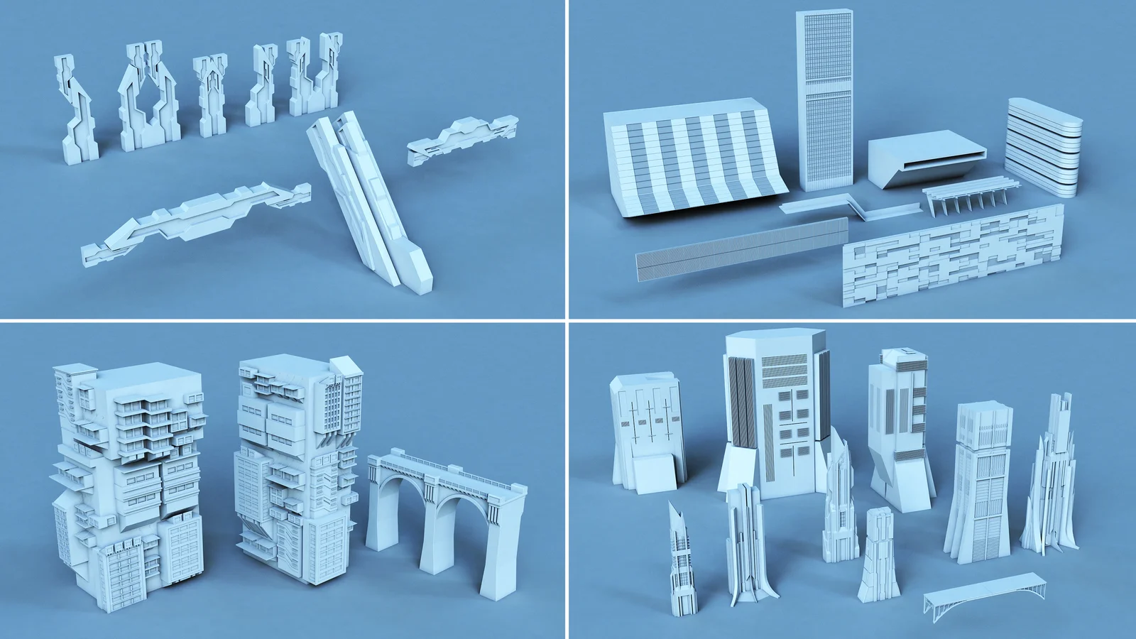 Architectural Structures Kitbash screenshot 4