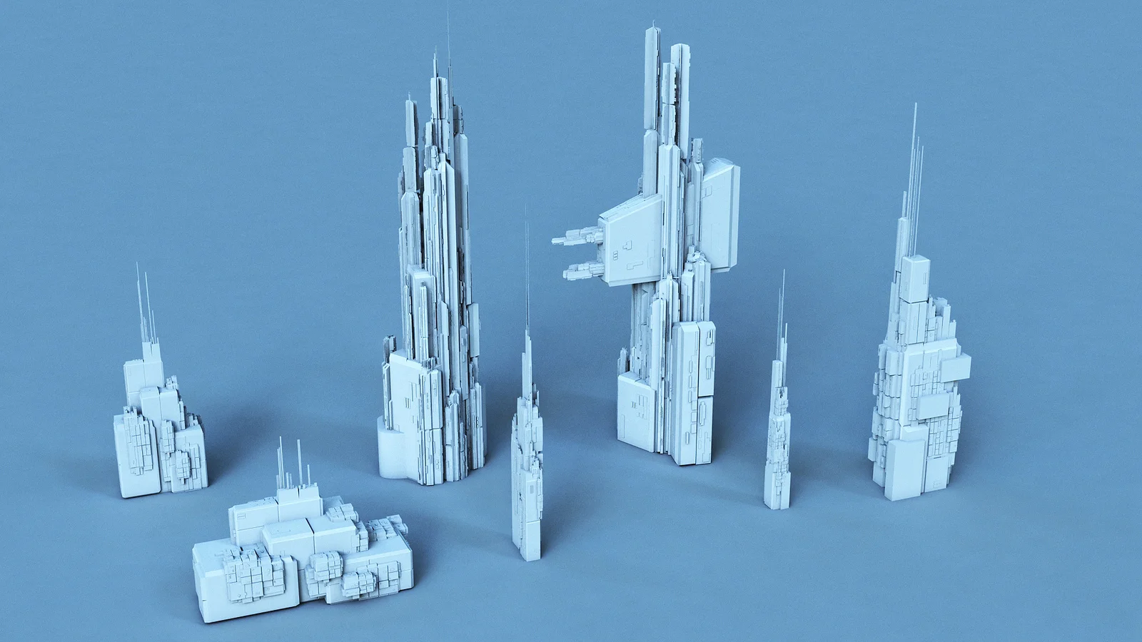 Architectural Structures Kitbash screenshot 5