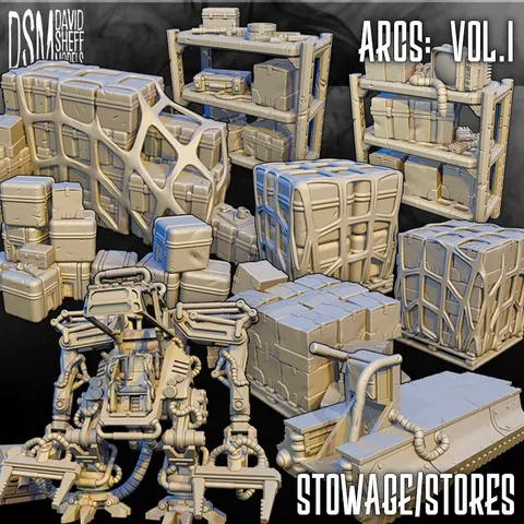 ARCS Stowage Stores - Blender 3d models