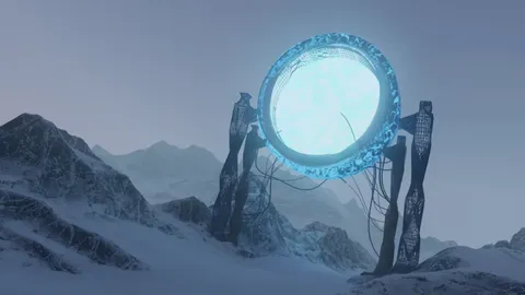 Arctic Sci-Fi Scene - Blender scenes