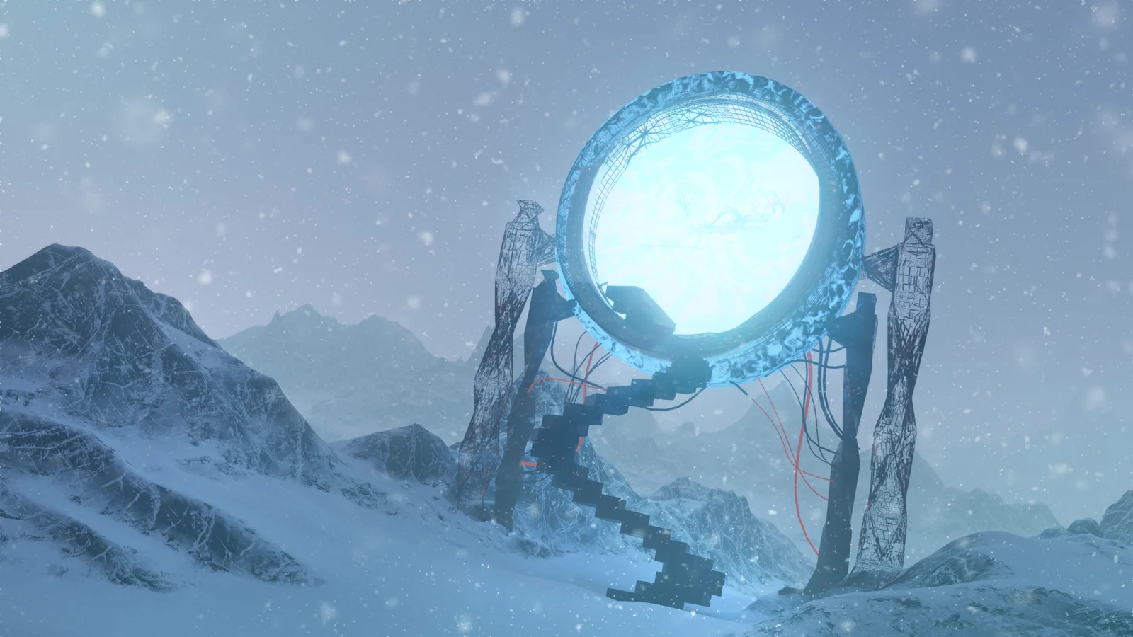 Arctic Sci-Fi Scene screenshot 2