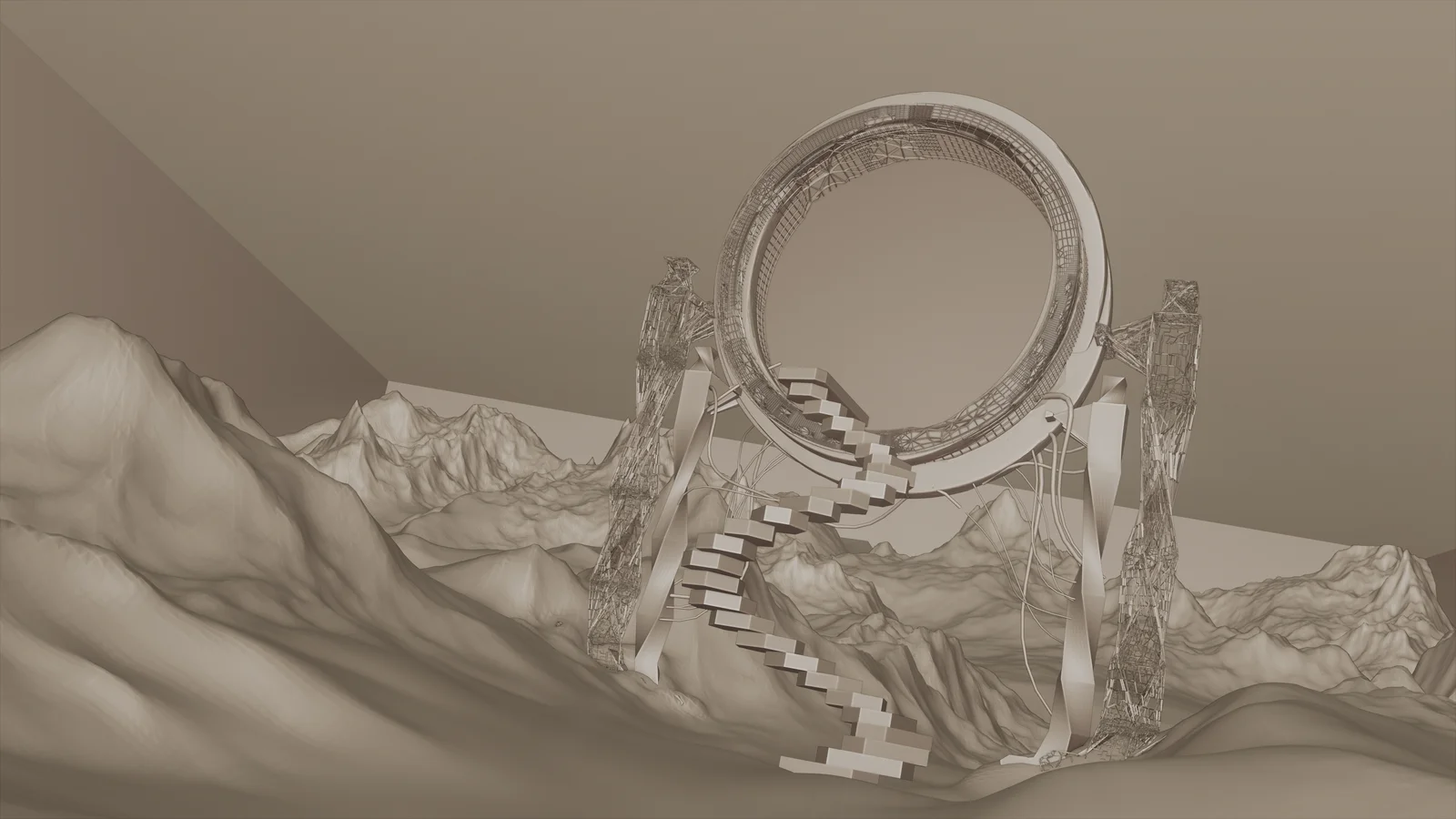 Arctic Sci-Fi Scene screenshot 3