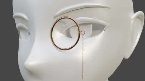 Aristocrat Monocle - Blender 3d models