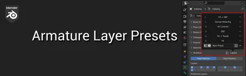 Armature Layer Presets - Blender addons