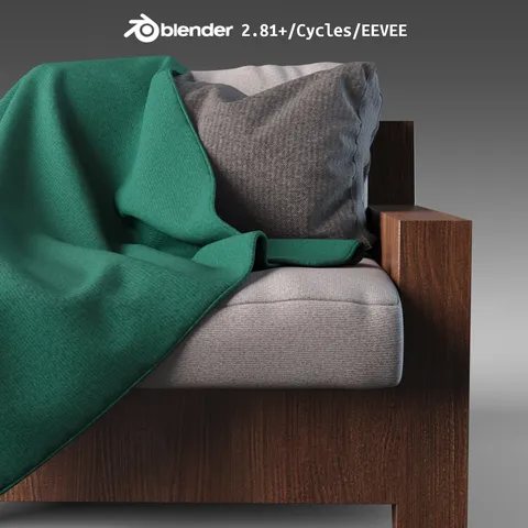 Armchair - Blender 3d models