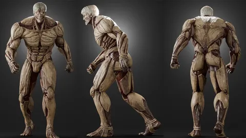 Armored Titan - Blender 3d models