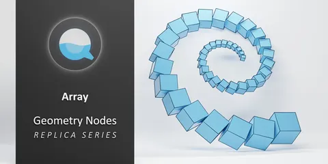 Array Replica - Blender geometry nodes
